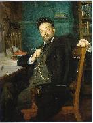 Richard Bergh Portrait of professor Karl Warburg china oil painting artist